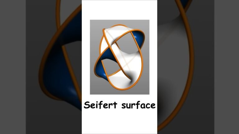 The Surface Hidden Inside Every Knot – Seifert Surfaces Explained