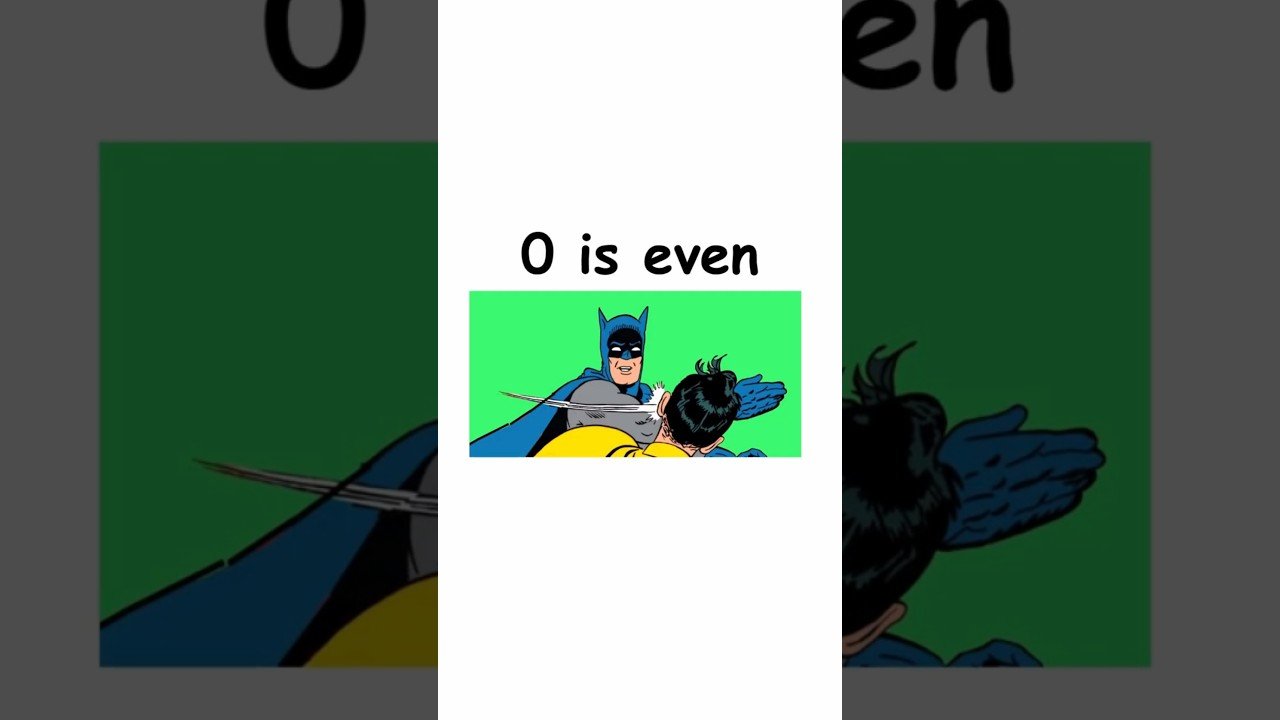 Is Zero Actually an Even Number?