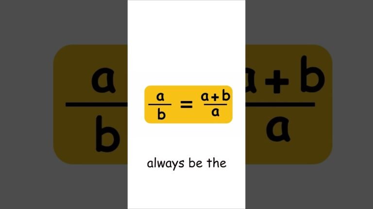 What Is the Golden Ratio? Understanding φ (Phi)