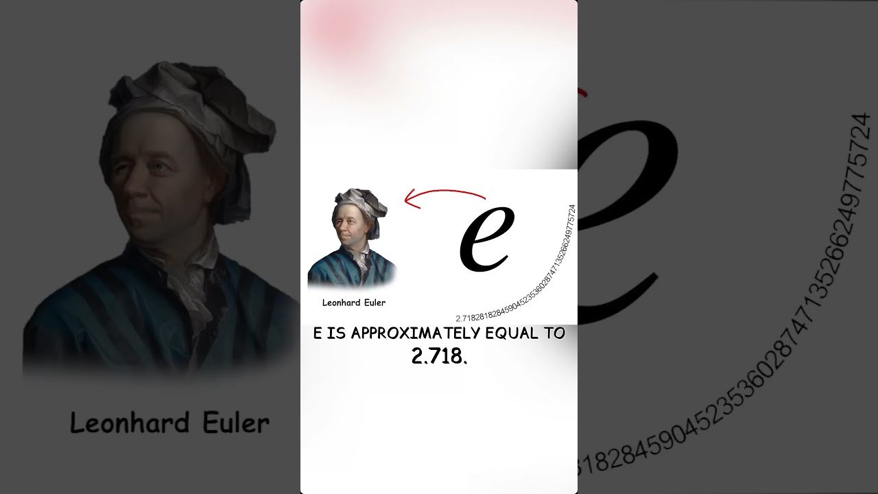 Euler's Number Explained in 30 seconds