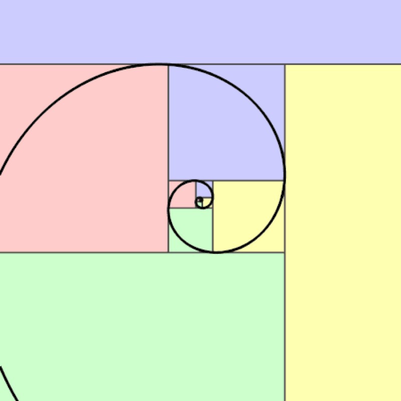 Illustration of Golden Spiral